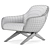 Modern Marlon Chair for V-Ray 3D model small image 7