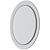 Round Framed Wall Mirror 45cm 3D model small image 4