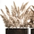 Rustic Reed Bouquet in Pampas Grass Pot 3D model small image 2