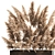 Rustic Metal Reed Bouquet 3D model small image 2