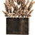 Rustic Metal Reed Bouquet 3D model small image 4