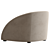 Elegant Modern Cruz Armchair Design 3D model small image 4