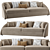 Elegant Cruz Sofa Design 3D model small image 1