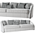 Elegant Cruz Sofa Design 3D model small image 4