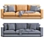 Modern Modular Reversi Sofa Design 3D model small image 5