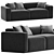 Elegant & Comfortable Wallace Sofa 3D model small image 1