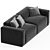 Elegant & Comfortable Wallace Sofa 3D model small image 2