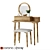 Chic Vanity Desk Set 3D model small image 2