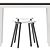  Contemporary Duo: Pop Table & Fenster Stool 3D model small image 3