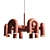 Modern Cirkus Chandelier Large 3D model small image 1