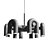 Modern Cirkus Chandelier Large 3D model small image 3