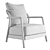 Modern Luxury Alison Armchair 3D model small image 3