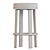 Modern Swivel Counter Stool in Neutral Tones 3D model small image 2
