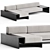 Modern Corner Sofa Design 3D model small image 1
