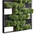 Modern Wooden Frame Vertical Garden 3D model small image 4