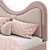 Kids Bed with Soft Headboard 3D model small image 3