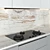 Modern Kitchen Sink Marble Wood 3D model small image 3