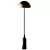 Modern Hudson Steel Floor Lamp 3D model small image 1