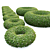 Versatile Topiary Scatter Bushes 3D model small image 5