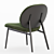 Zuiver Spike Armchair, Stylish Modern Furniture 3D model small image 3