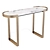 Fabio Console Table: Art Deco-Inspired 3D model small image 1