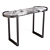 Fabio Console Table: Art Deco-Inspired 3D model small image 2