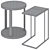 Elegant Frato Side Tables Duo 3D model small image 5