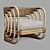 Artteriors Hamza Rattan Lounge Chair 3D model small image 3
