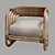Artteriors Hamza Rattan Lounge Chair 3D model small image 5
