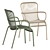 Outdoor Dining Set: Loop Chair & Fiore Table 3D model small image 4
