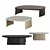 Sleek Cleo Coffee Table Collection 3D model small image 2