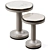 Modern CALGARY Side Table Set 3D model small image 4