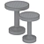 Modern CALGARY Side Table Set 3D model small image 5