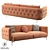 Elegant Milosh Tendence Sofa 3D model small image 1