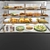 Stainless Steel Food Showcase Display 3D model small image 2