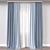 Versatile 3D Curtain Design 3D model small image 1