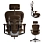 Ergohuman Office Chair | Leather Trio 3D model small image 2