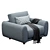 Sleek Modern Sofa Furniture Product 3D model small image 3