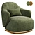 Luxurious Visionnaire Adele Armchair 3D model small image 2