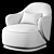 Luxurious Visionnaire Adele Armchair 3D model small image 4