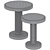 Modern Chic Side Table OLYMPIA 3D model small image 5