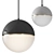 Scandinavian Macaroon Pendant Light 3D model small image 1