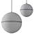 Scandinavian Macaroon Pendant Light 3D model small image 2