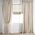 Detailed Curtain Model Set 3D model small image 1