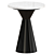 Modern Marble Metal End Table 3D model small image 1