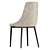 Beige Modern Designer Chair 3D model small image 3