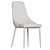 Beige Modern Designer Chair 3D model small image 4