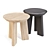 BluDot Mimi Leather Dining Stool 3D model small image 4