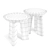 BluDot Mimi Leather Dining Stool 3D model small image 5