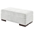 Modern Mercado Ottoman by Benchcraft 3D model small image 1